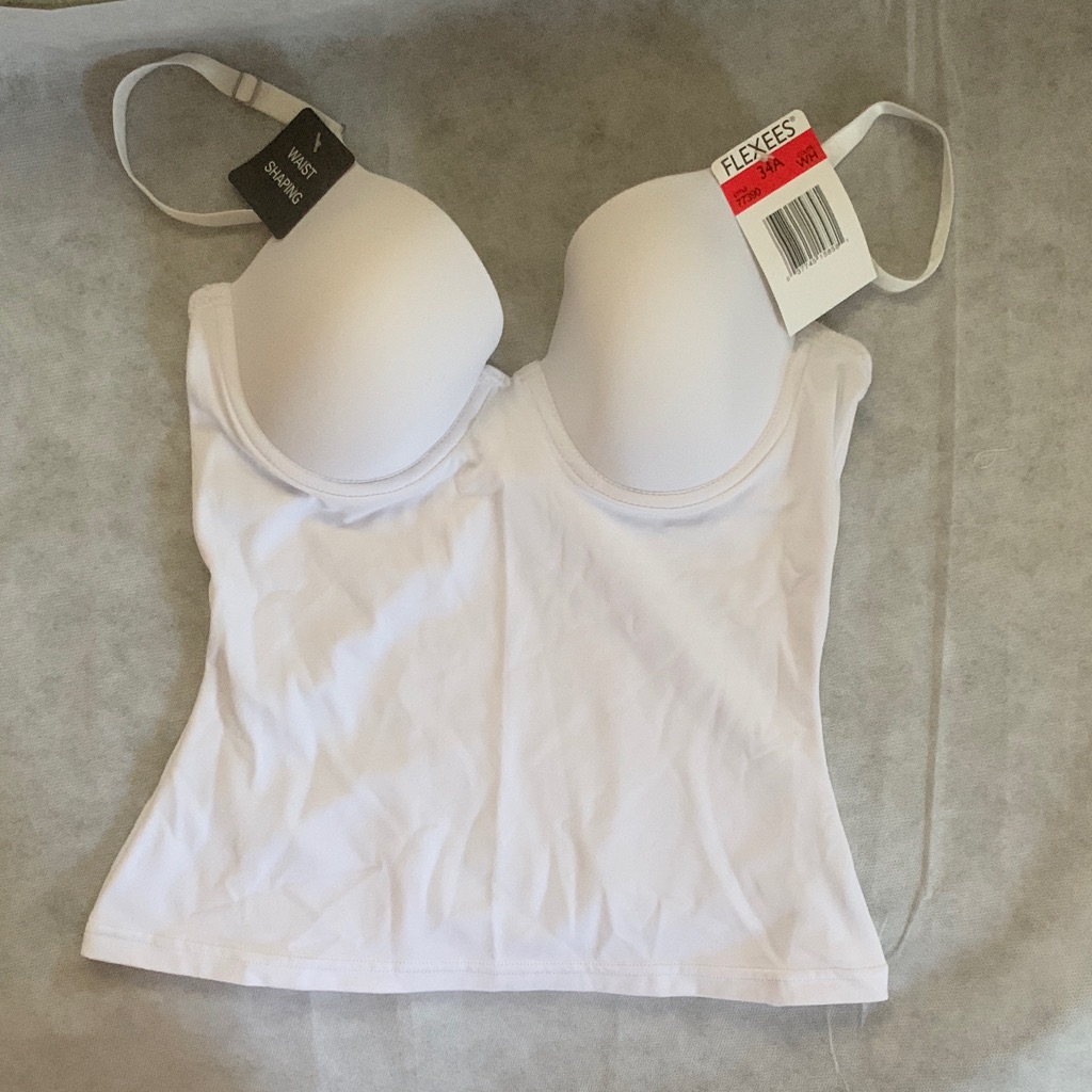 Nwt Flexees White Camisole Waist Shaping